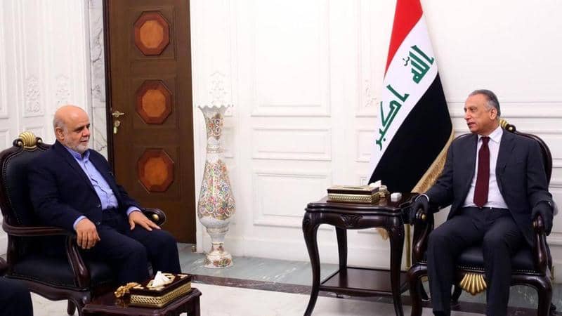 ايران وحكومة الكاظمي بفرشاة  مسجدي