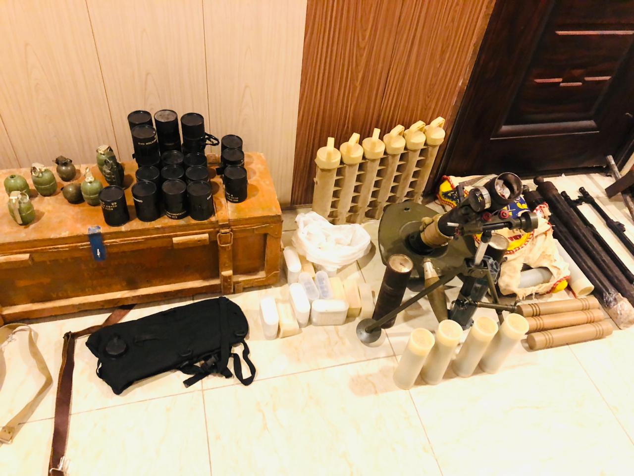 بالصور.. العثور على اسلحة وذخائر في الرزازة غربي كربلاء