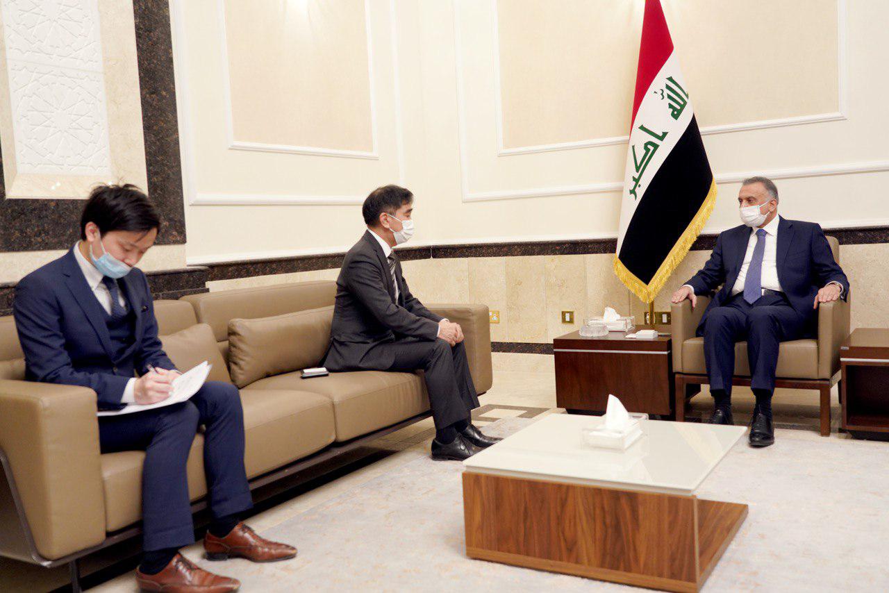 الكاظمي يبحث مع السفير الياباني التعاون في مجال مكافحة كورونا