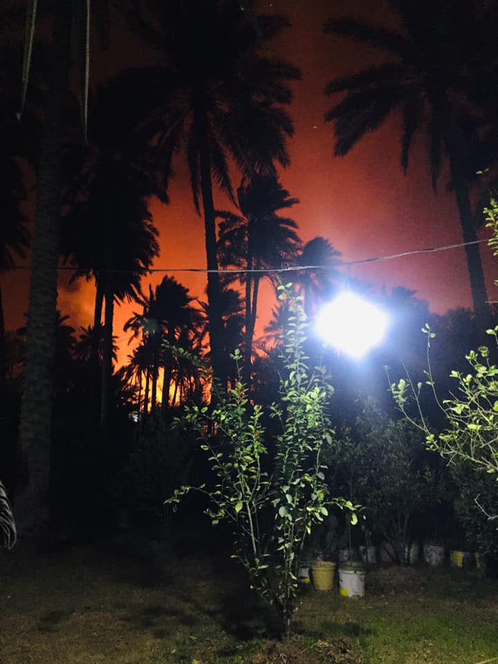 الدفاع المدني يخمد سلسلة حرائق في كربلاء باسناد ثلاث محافظات (صور)