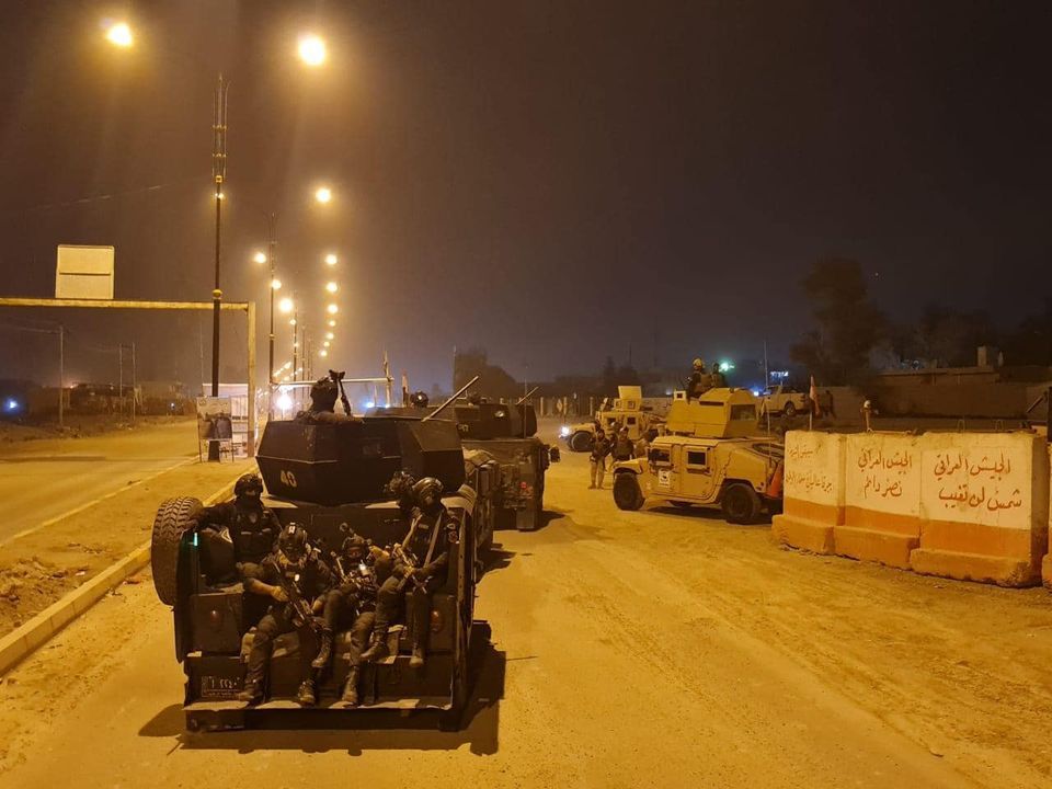 شاهد بالصور.. جهاز مكافحة الإرهاب يلقي القبض على أربعة إرهابيين في التاجي والفلوجة