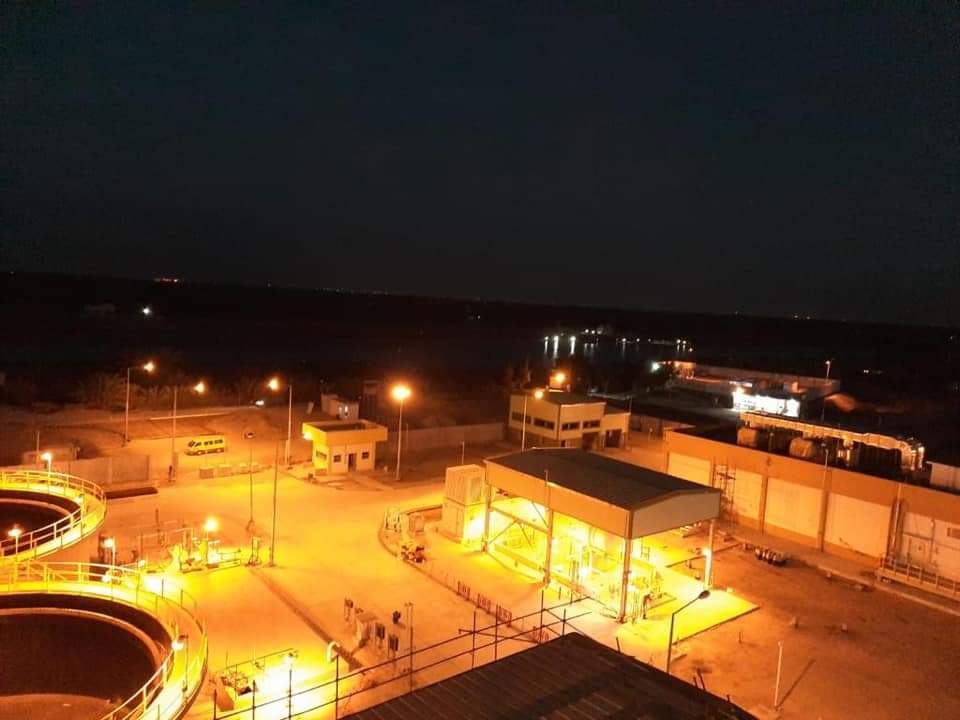 بالصور.. انجاز 96.5% من مشروع "مأخذ ماء مصفى نفط كربلاء"