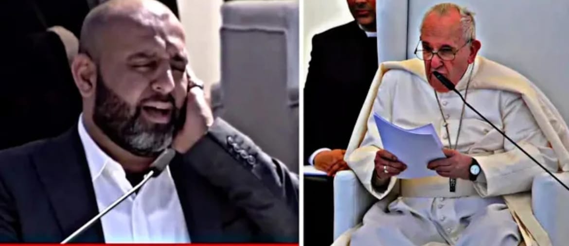 ماذا تلا قارئ العراق في زيارة البابا ؟