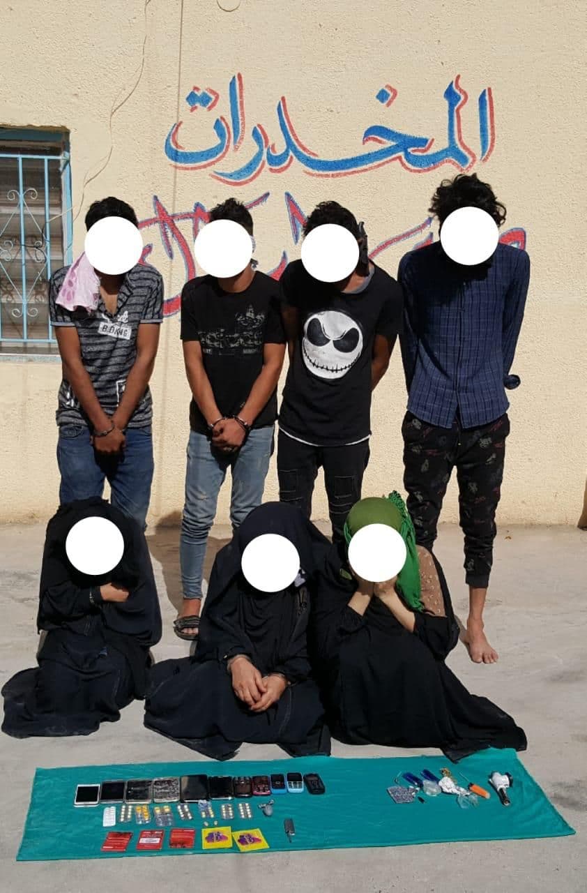 القبض على 7 متهمين بينهم نساء بترويج المخدرات في ميسان