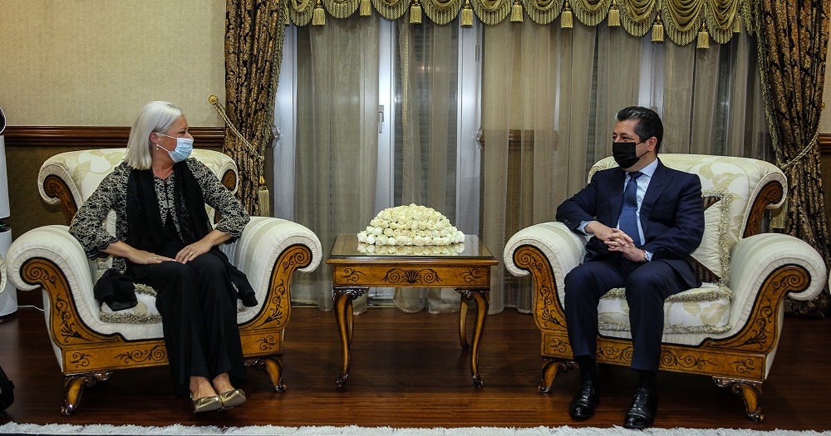 مسرور بارزاني وبلاسخارت يبحثان القضايا العالقة بين أربيل وبغداد