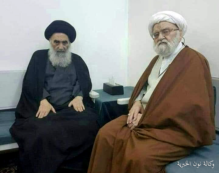 المرجع السيستاني يعزي بوفاة آية الله الشيخ محمد تقي شريعتمداري