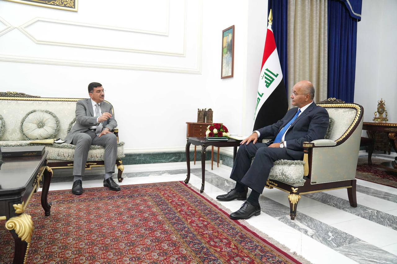 رئيس الجمهورية يشدد على ضرورة تأمين حصة العراق المائية