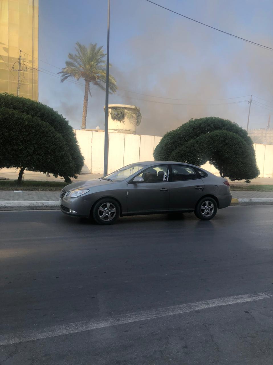 بالفيديو.. اندلاع حريق داخل مقر قيادة عمليات كربلاء