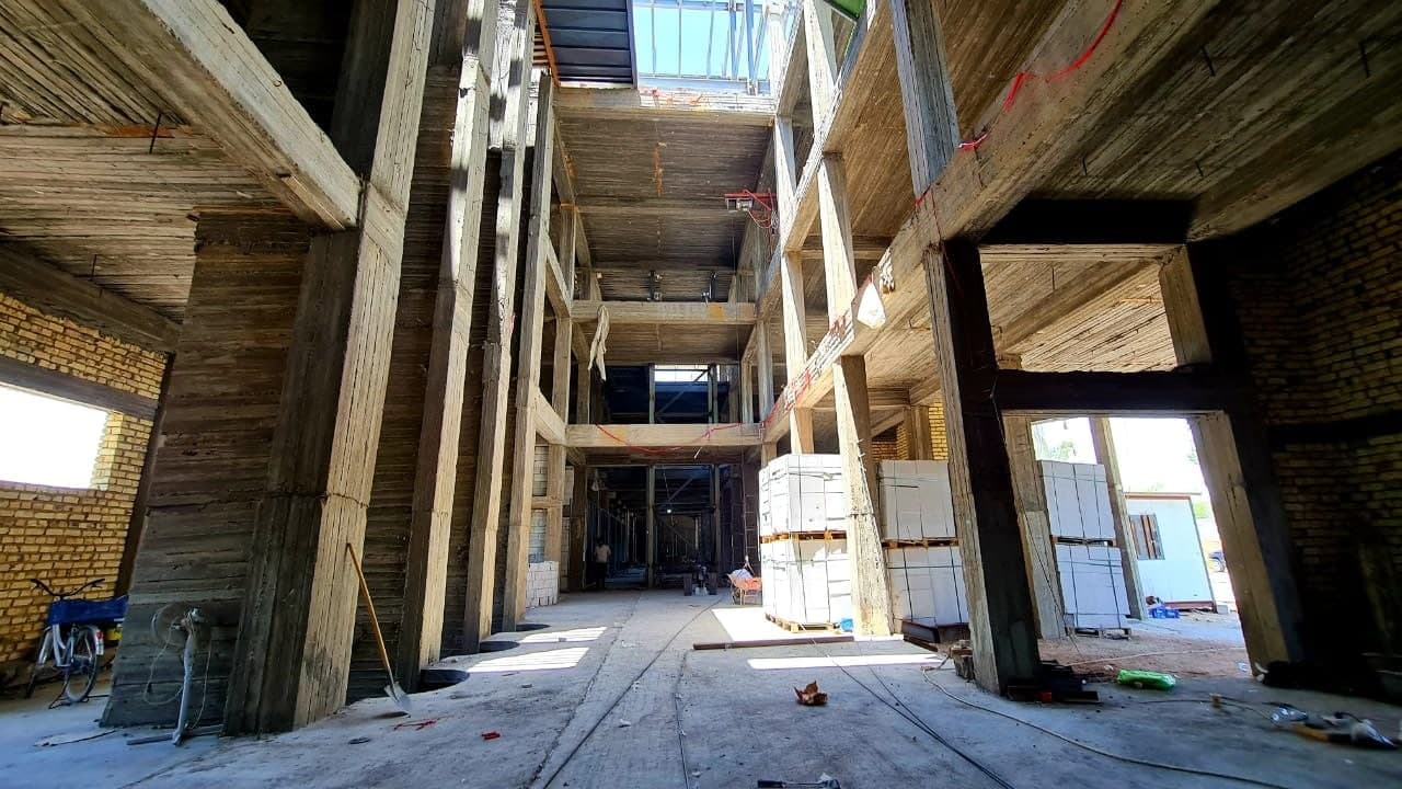 انجاز 60% من مستشفى وارث الانبياء الذي تنفذه العتبة الحسينية المقدسة في المثنى (فيديو)