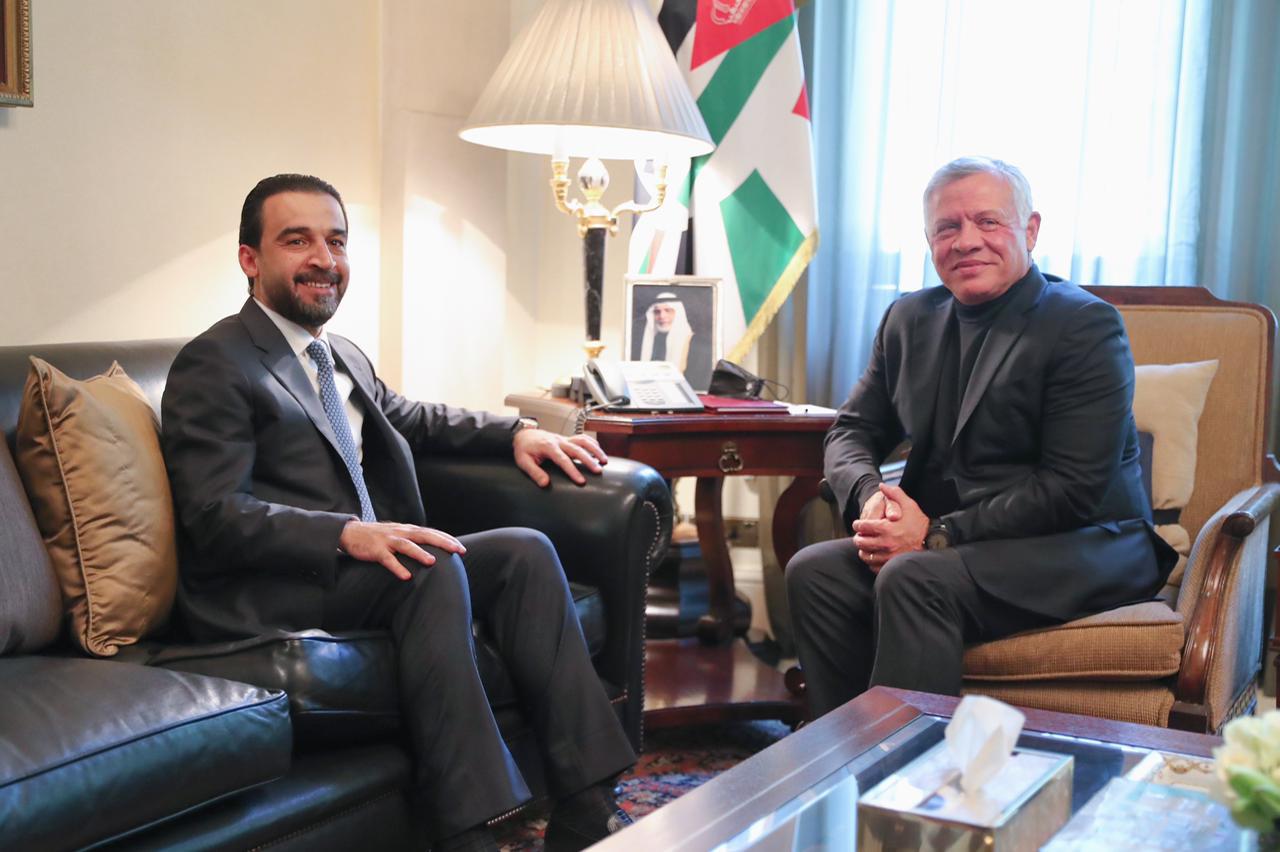 الحلبوسي يلتقي الملك عبدالله الثاني في قصر بسمان