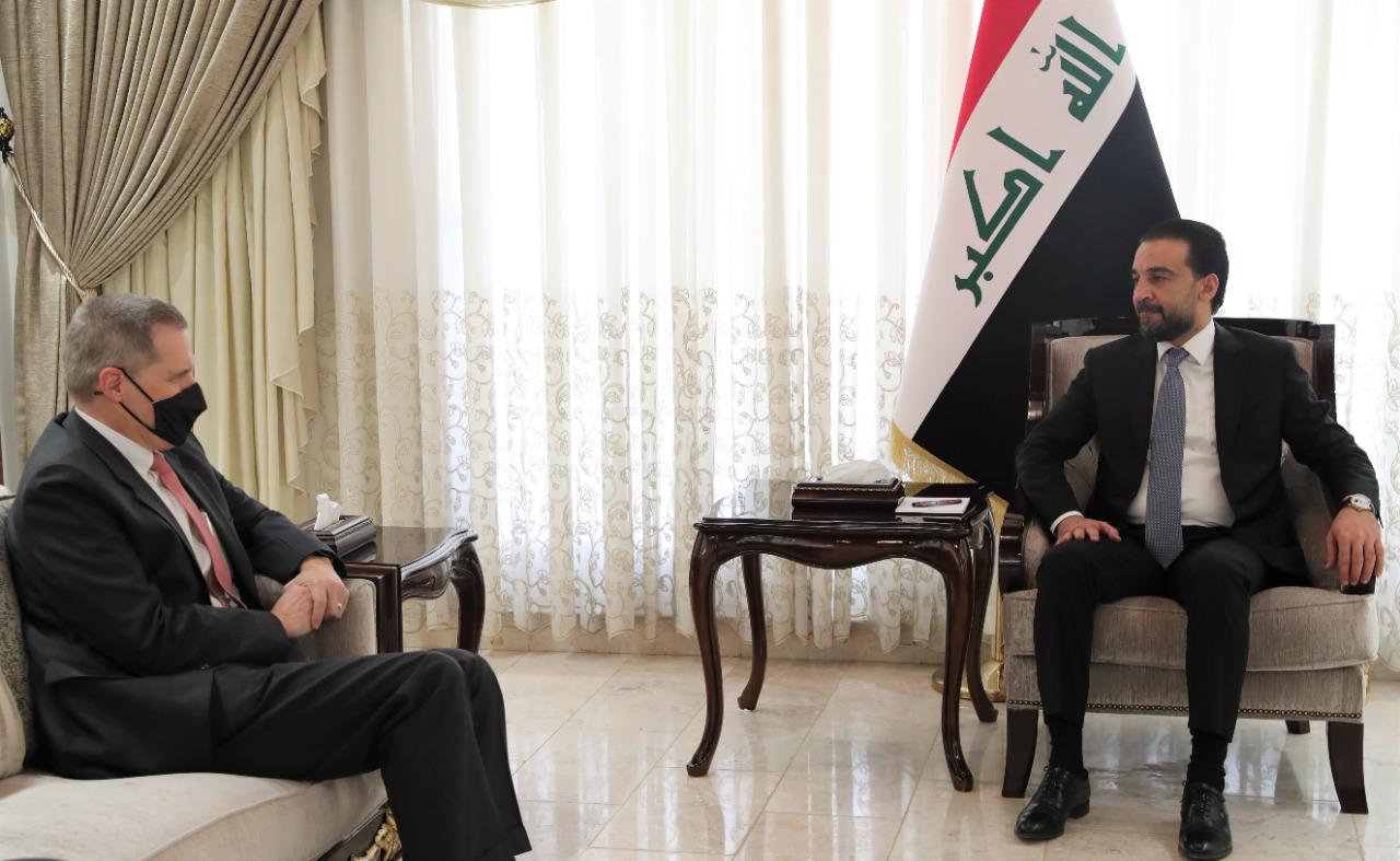 بينها الانتخابات المبكرة.. الحلبوسي والسفير الأميركي يبحثان ملفات سياسية عدة