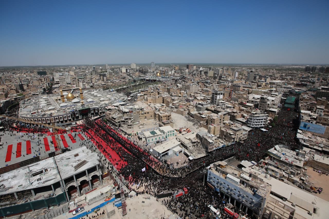 شاهد من الجو.. ركضة طويريج الخالدة في يوم عاشوراء