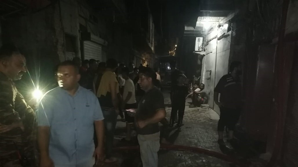 إخلاء 100 شخص وإخماد حريق في الشورجة وسط بغداد