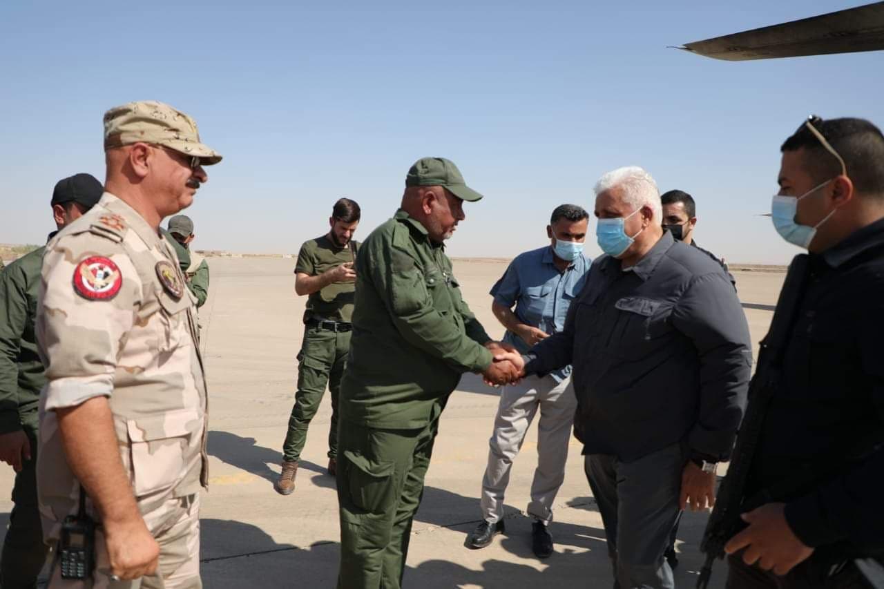 رئيس هيئة الحشد الشعبي يصل إلى الموصل