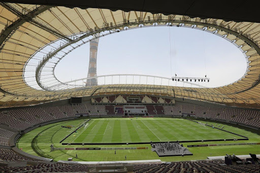 ملعب خليفة الدولي في الدوحة يحتضن مباراة منتخبنا الوطني أمام إيران