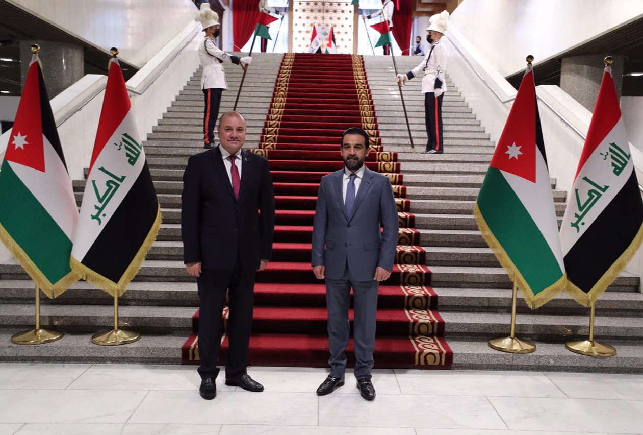 الحلبوسي يؤكد لنظيره الاردني دعم البرلمان لمخرجات القمة الثلاثية والاتفاقيات الثنائية (فيديو)