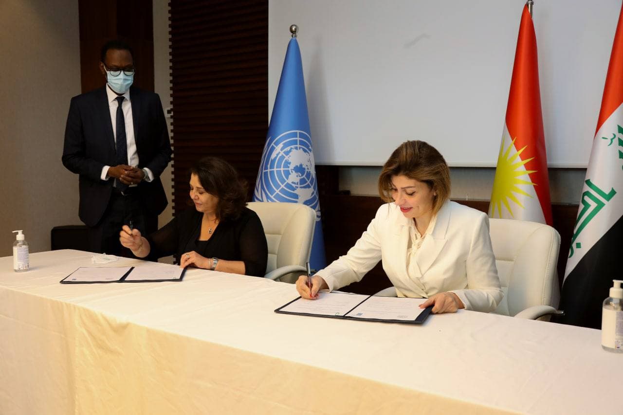 العراق والأمم المتحدة يوقعان مذكرة تفاهم تخص النازحين والمهجرين
