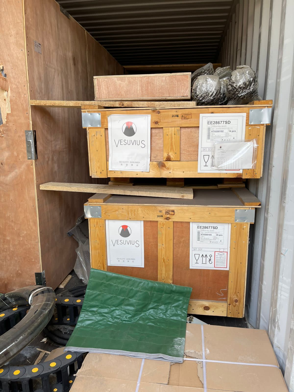 إحباط محاولة تهريب (13) حاوية مخالفة في ميناء أم قصر الشمالي