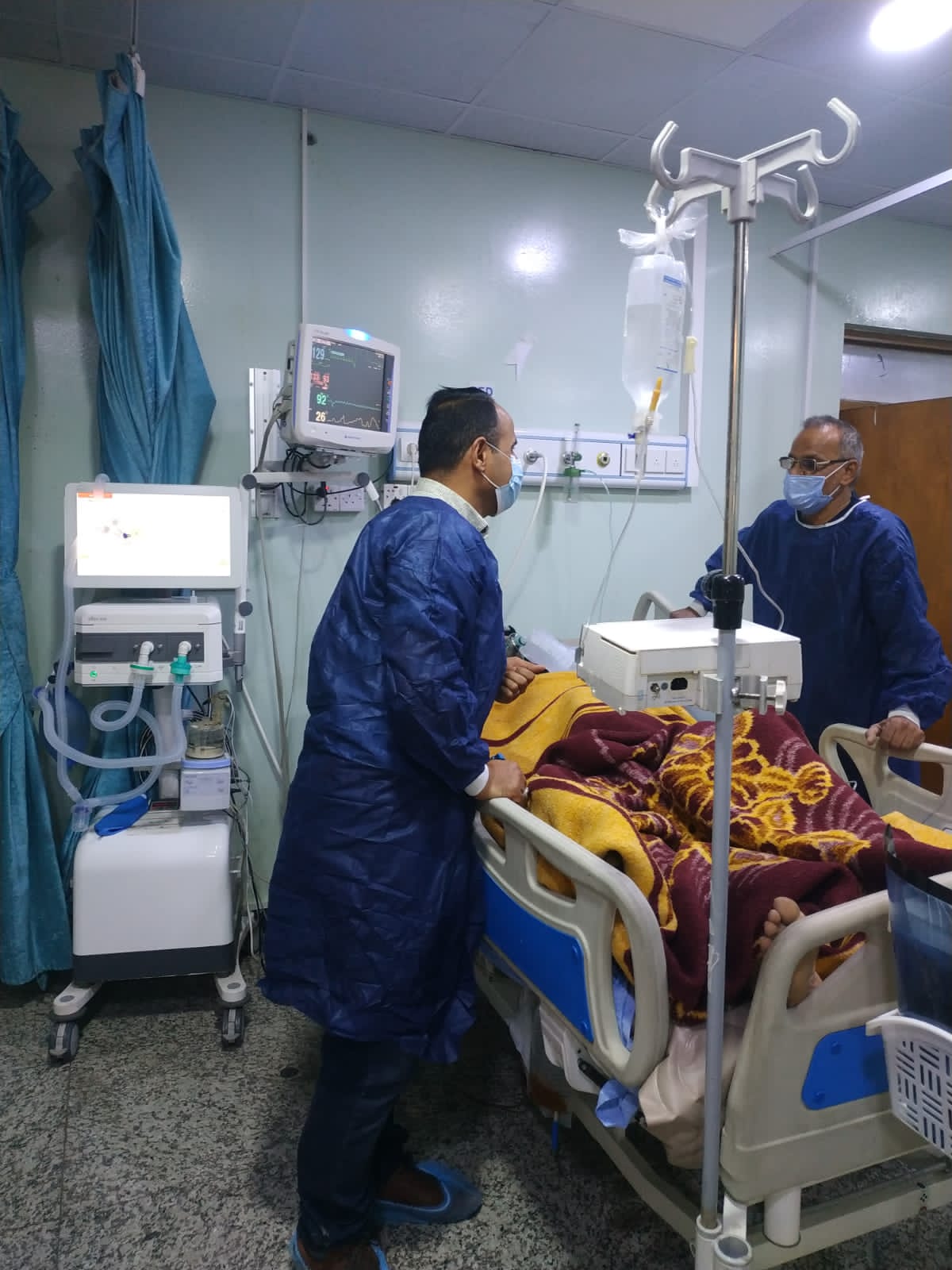 سيارة حمل مرت فوق جسده.. عملية جراحية ناجحة تنقذ مواطن كربلائي من الموت