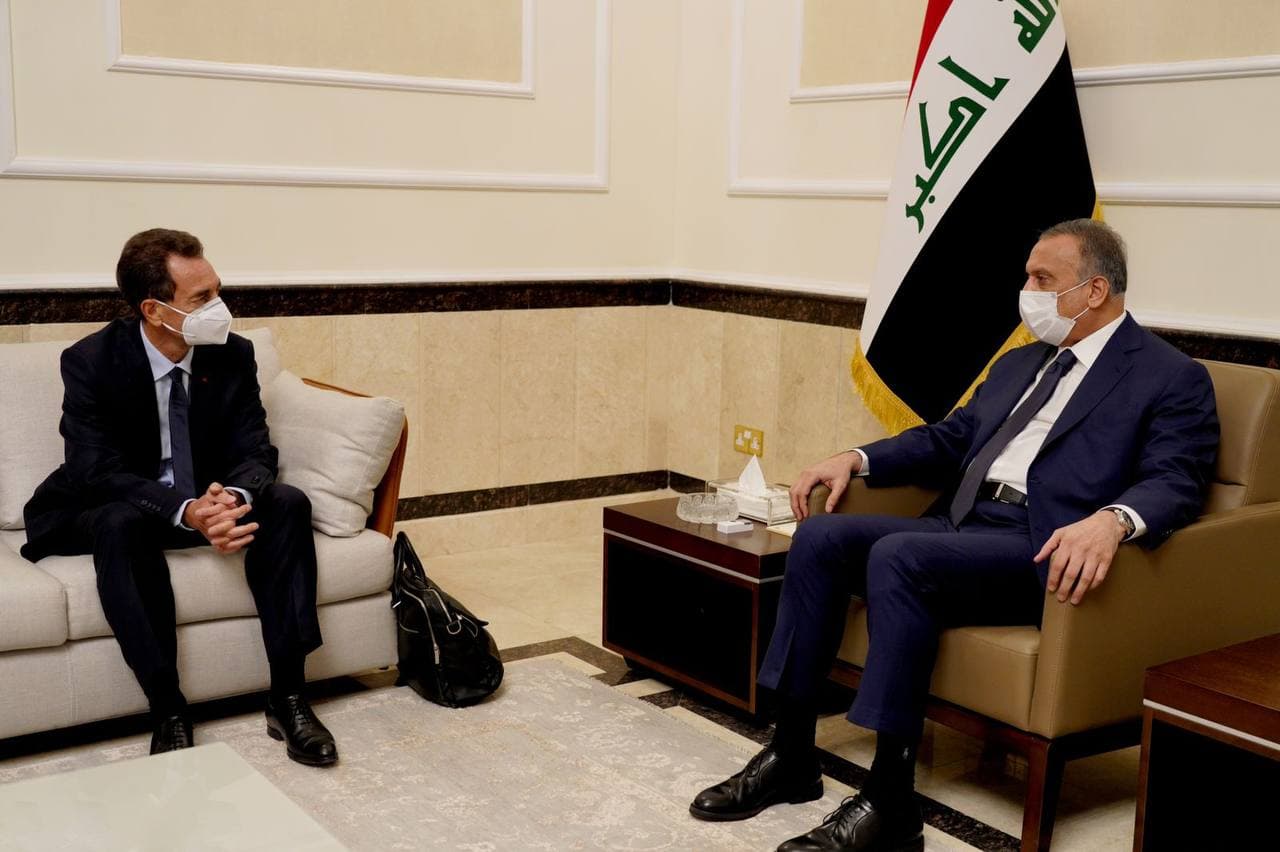 عبر السفير الجديد.. الكاظمي يتسلم رسالة خطية من ماكرون