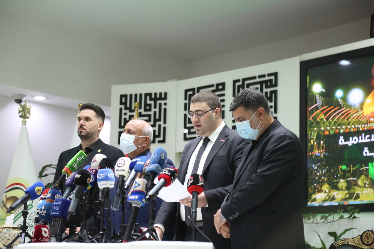 كربلاء.. انعقاد المؤتمر الاعلامي السنوي الاول الخاص بزيارة الاربعين (صور)