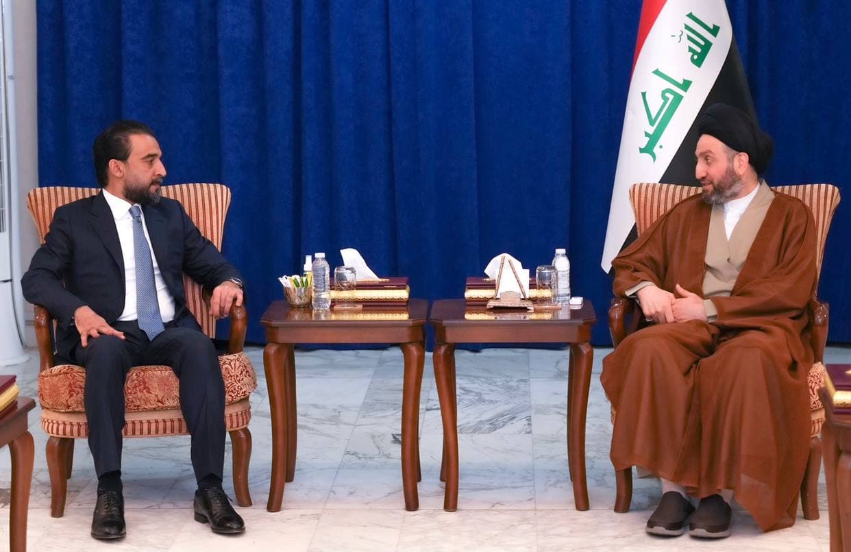 الحكيم والحلبوسي يشددان على تجنب الانسداد السياسي بسبب نتائج الانتخابات