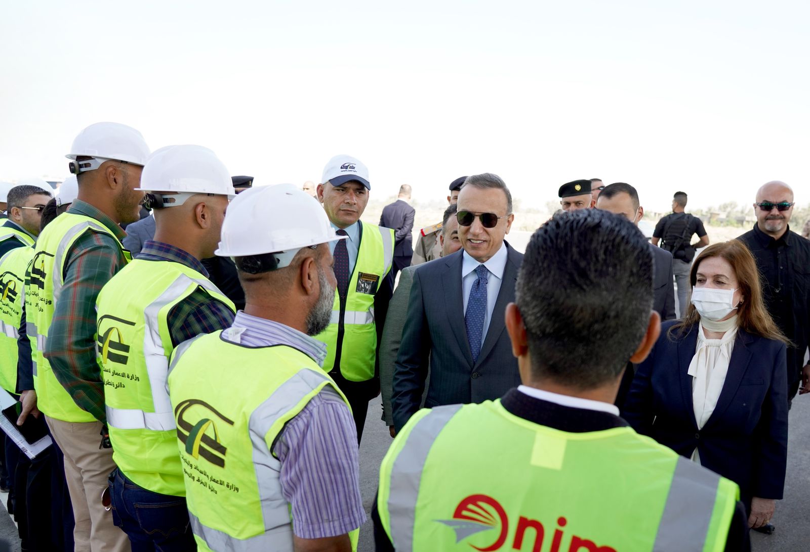 الكاظمي يفتتح المرحلة الأولى من طريق بغداد - حلة (صور)