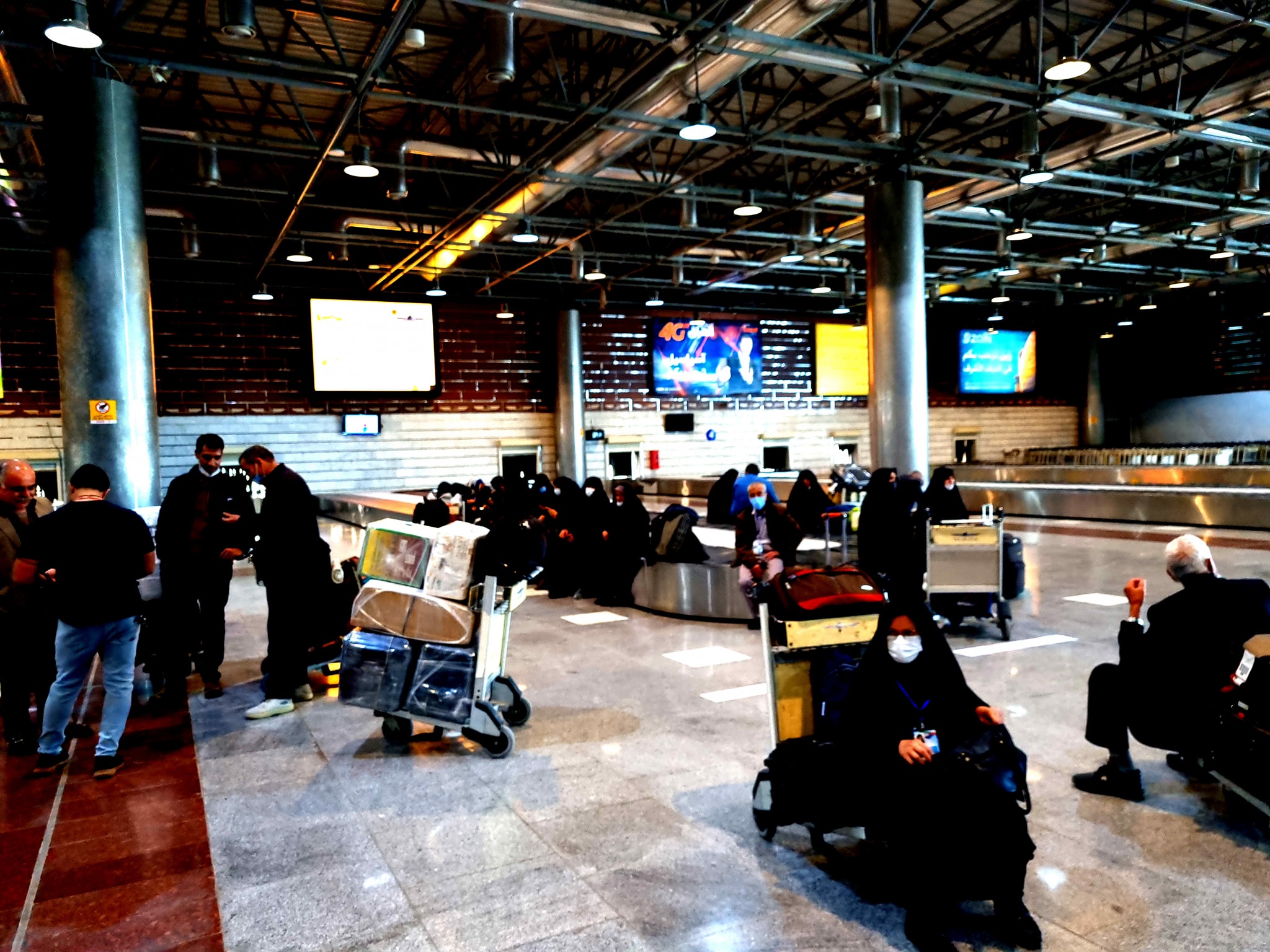 مطار النجف: رفع تأشيرة الدخول عن الزوار الايرانيين القادمين الى العراق