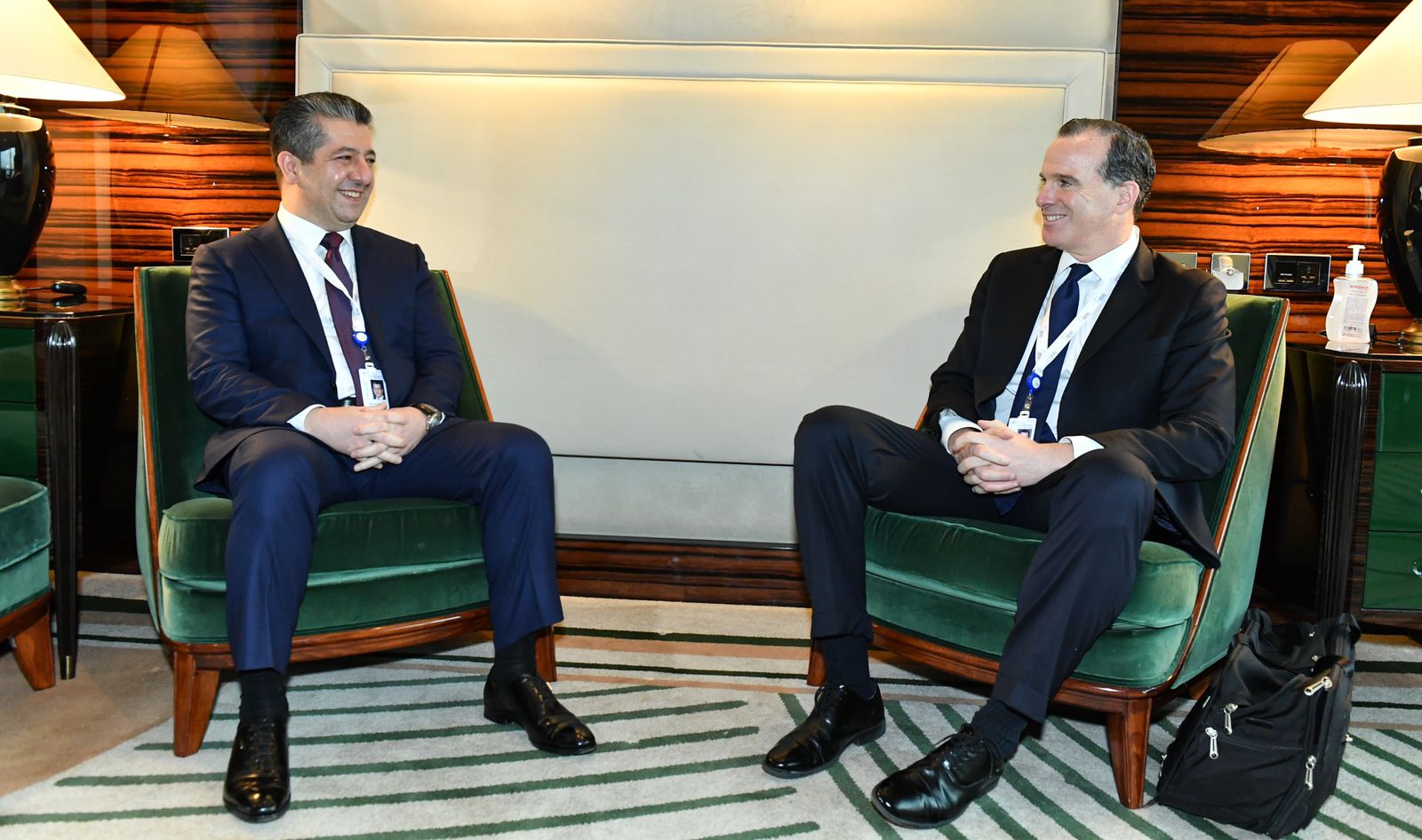 بارزاني وماكغورك يبحثان أوضاع العراق بعد الانتخابات