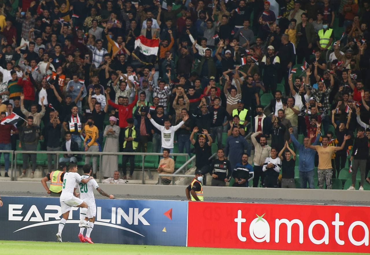 برباعية.. العراق يقسو على البحرين في بطولة غرب اسيا (صور)