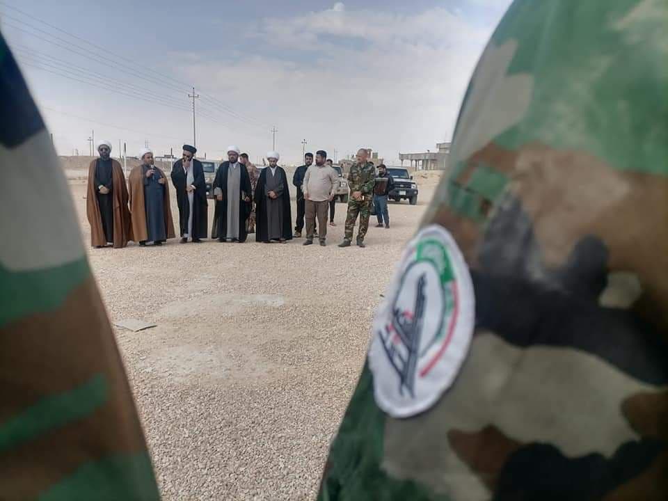 وفد من العتبة العباسية المقدسة يزور قيادة عمليات الأنبار للحشد