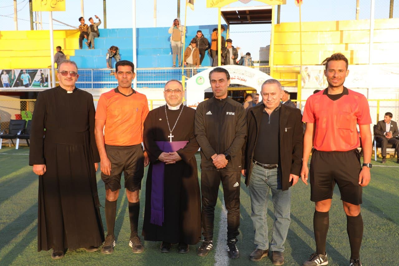بالصور.. العتبة الحسينية ترعى بطولة رياضية بمشاركة أوقاف العراق بحضور الأب مارتن مسؤول كنائس الوقف المسيحي