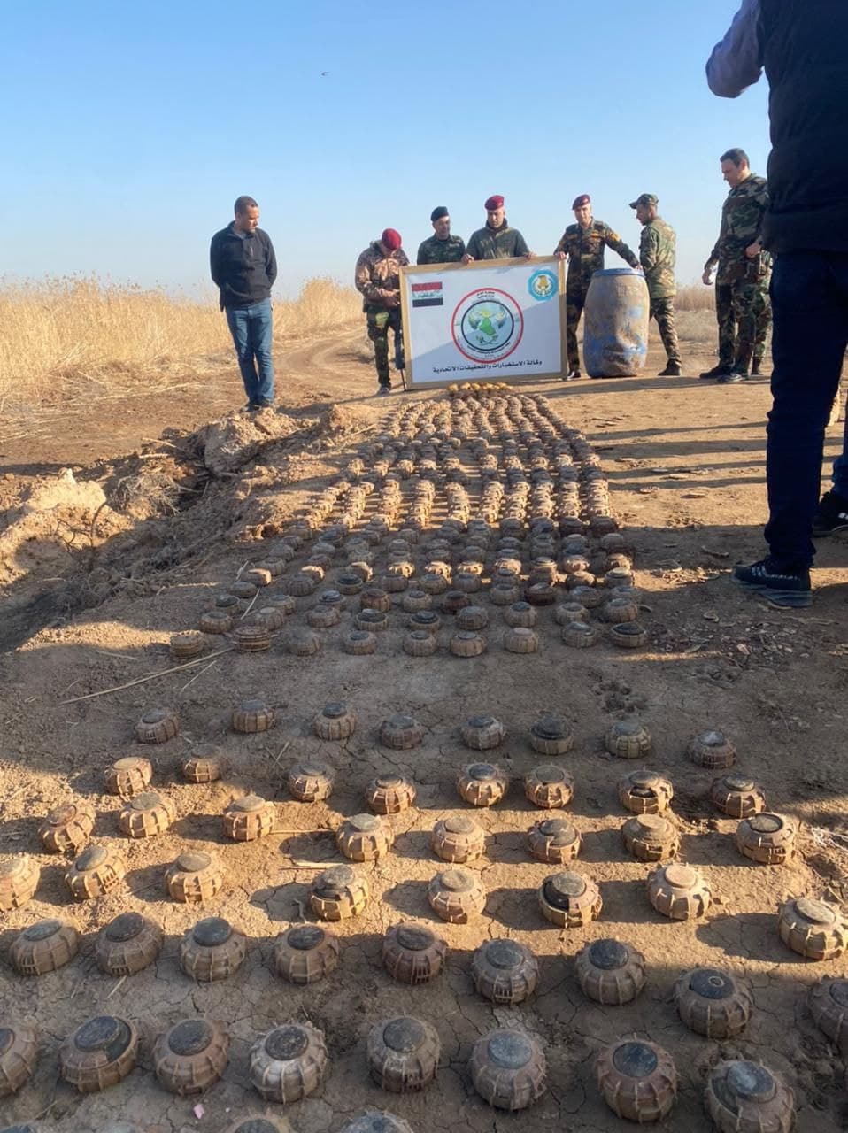 بالصور.. ضبط مواد "شديدة" الانفجار في الطارمية