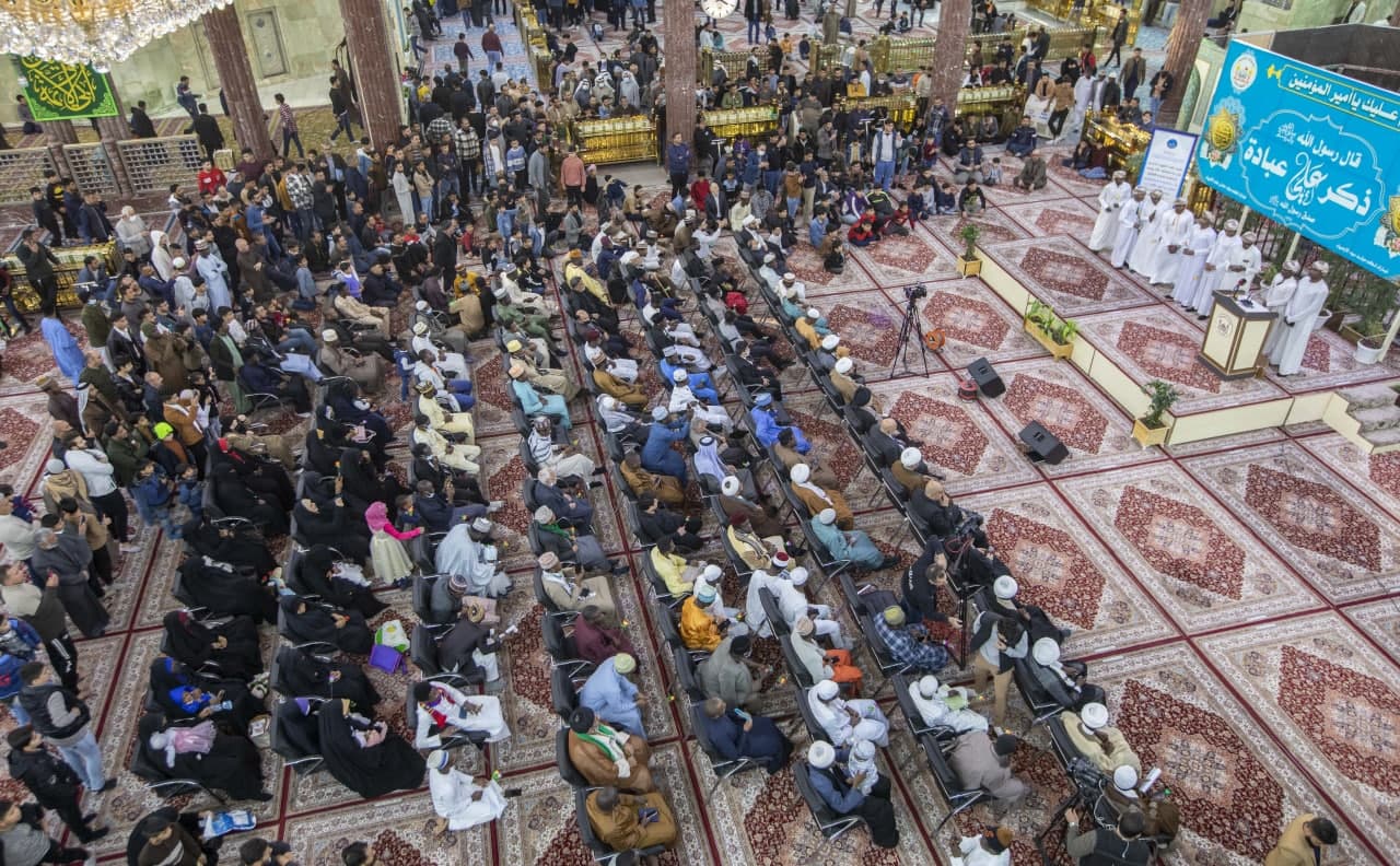 بمشاركة نخبة من طلبة القارة الافريقية.. محفل قرآني في العتبة الحسينية المقدسة (فيديو)