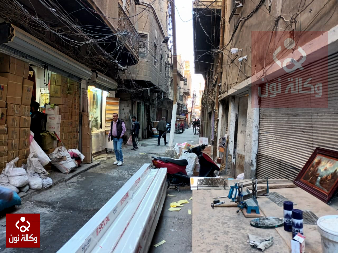 في عكد الجام العتيد ببغداد.. تهشم الزجاج وتكسرت المرايا (تقرير مصور)