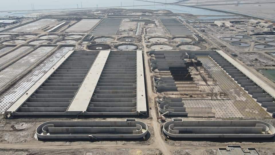 الاعمار: انجاز 53% من اعمال مشروع مجاري حمدان في البصرة (صور)