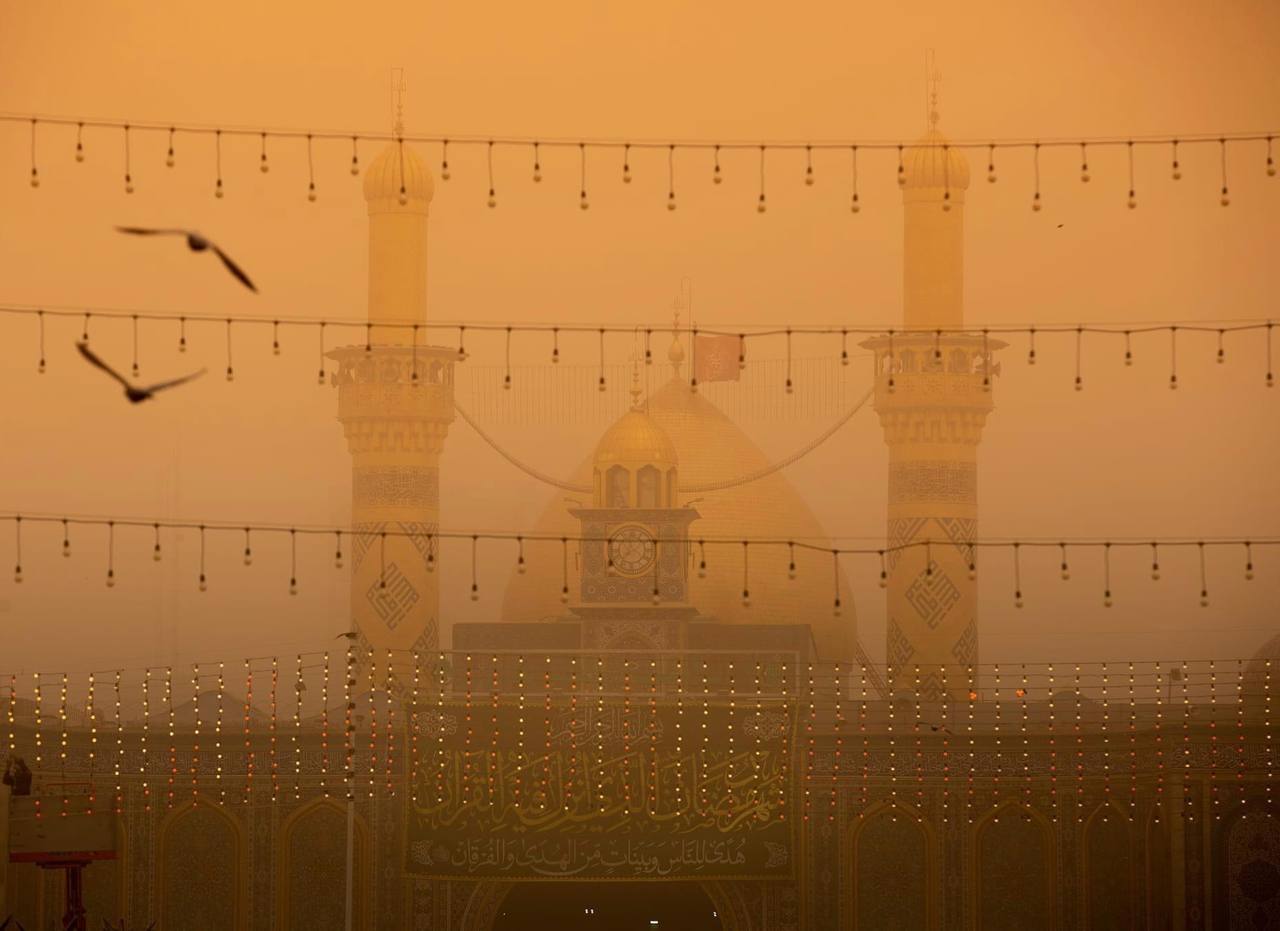 كربلاء تسجل نحو 300 حالة اختناق بسبب العاصفة الترابية