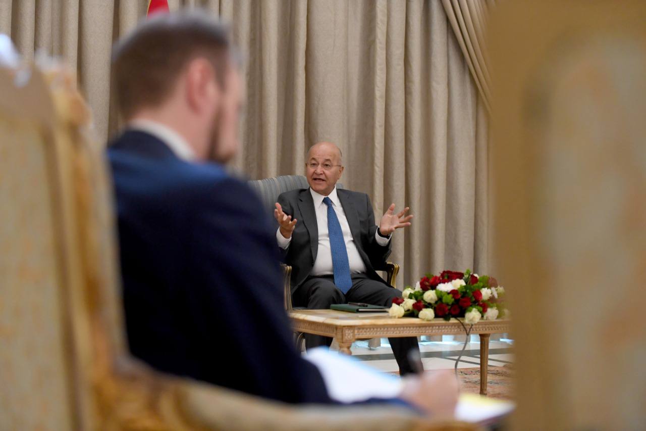 الرئيس العراقي يدعو لتشكيل تحالف دولي لمكافحة الفساد