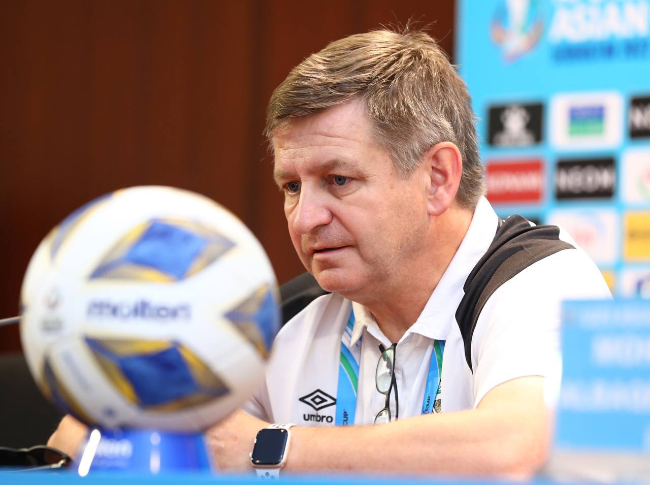 الاولمبي العراقي يواجه الأوزبكي بالأخضر.. سوكوب: لن نخافهم (صور)