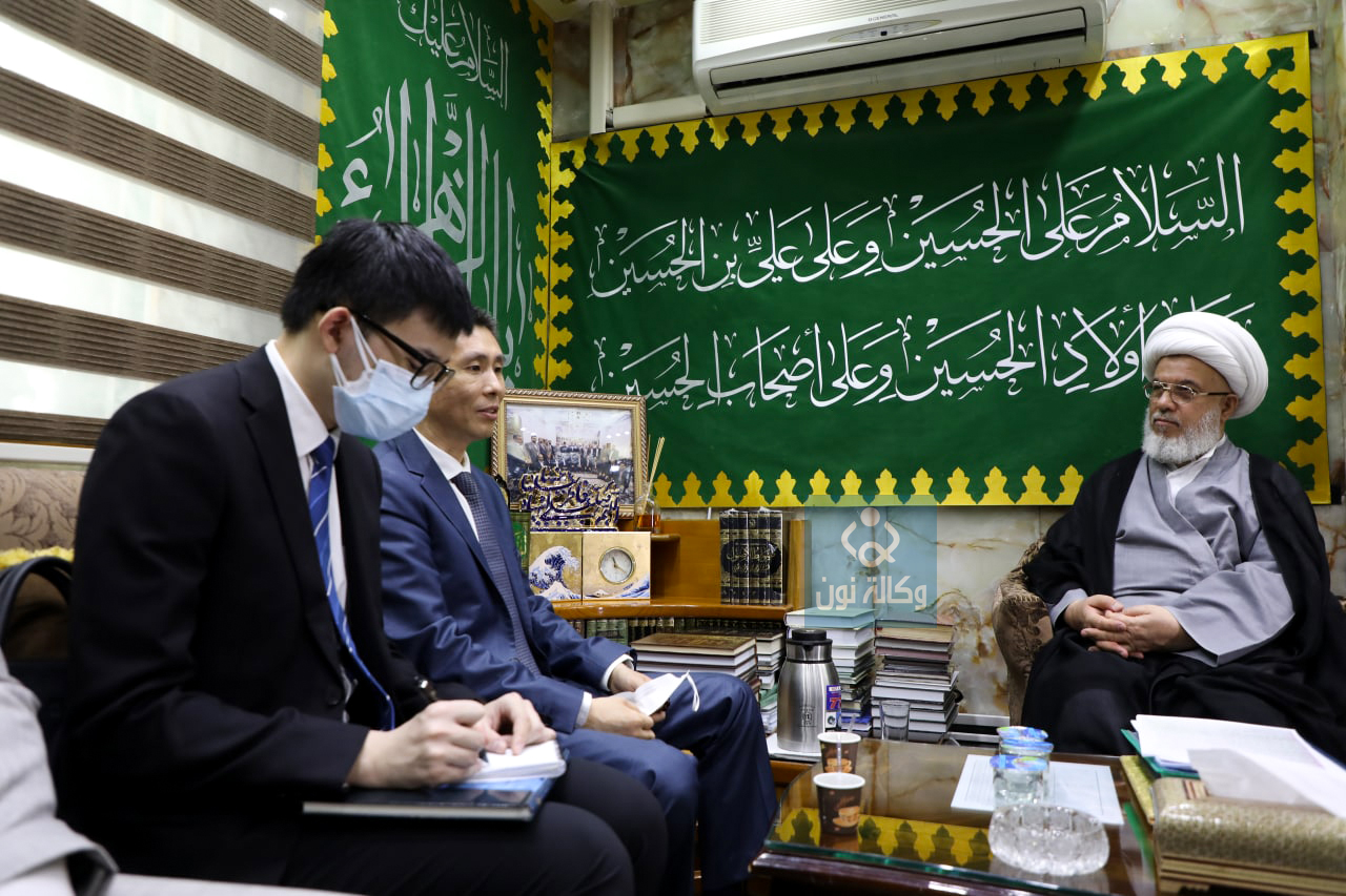 حديث السفير الصيني في العراق عقب زيارته لممثل المرجع السيستاني في كربلاء(فيديو)