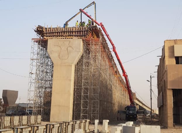 انجاز  78% من مشروع تقاطع مجسر الدلة في محافظة صلاح الدين (صور)