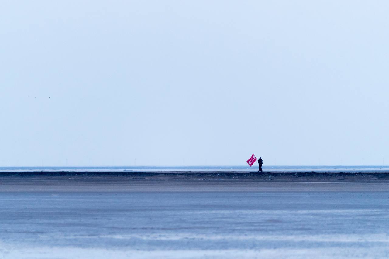 من البحر الى النحر.. قوافل الزائرين تبدأ المسير من اقصى جنوب العراق نحو مرقد الامام الحسين (ع) | مصور