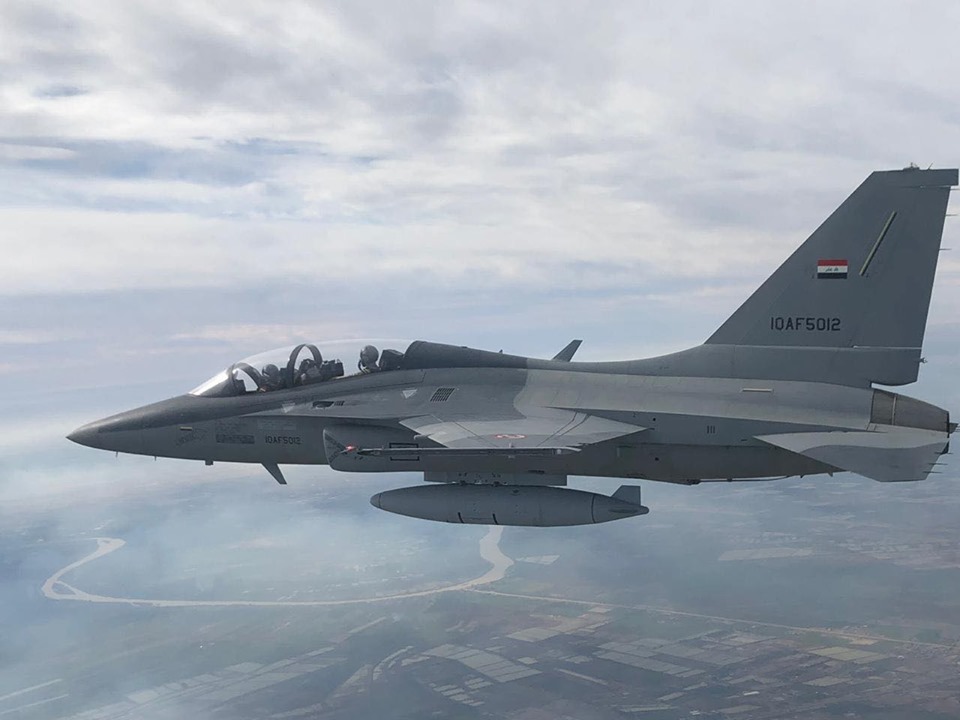 طيران القوة الجوية يستهدف وكراً للارهابيين في صلاح الدين