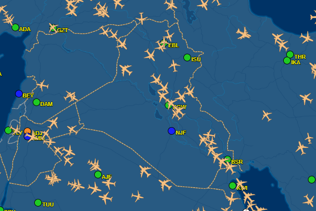 النقل تعلن احصائية بعدد الطائرات العابرة للأجواء العراقية يومياً (شاهد الاجواء لحظة بلحظة)