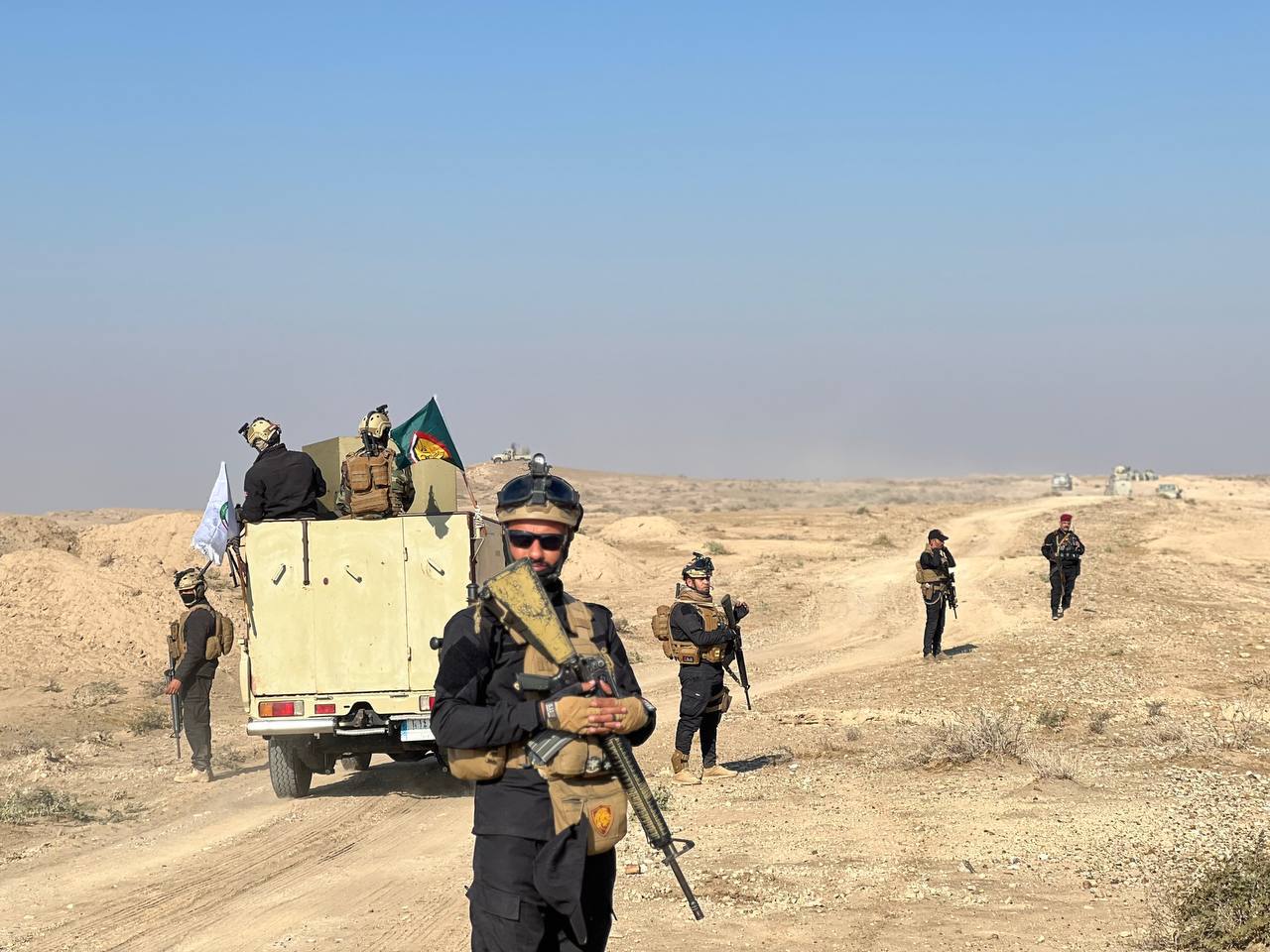 بينهم نائب قائد العمليات وآمر فوج.. استشهاد واصابة 6 مقاتلين من لواء علي الاكبر في ديالى (صور)