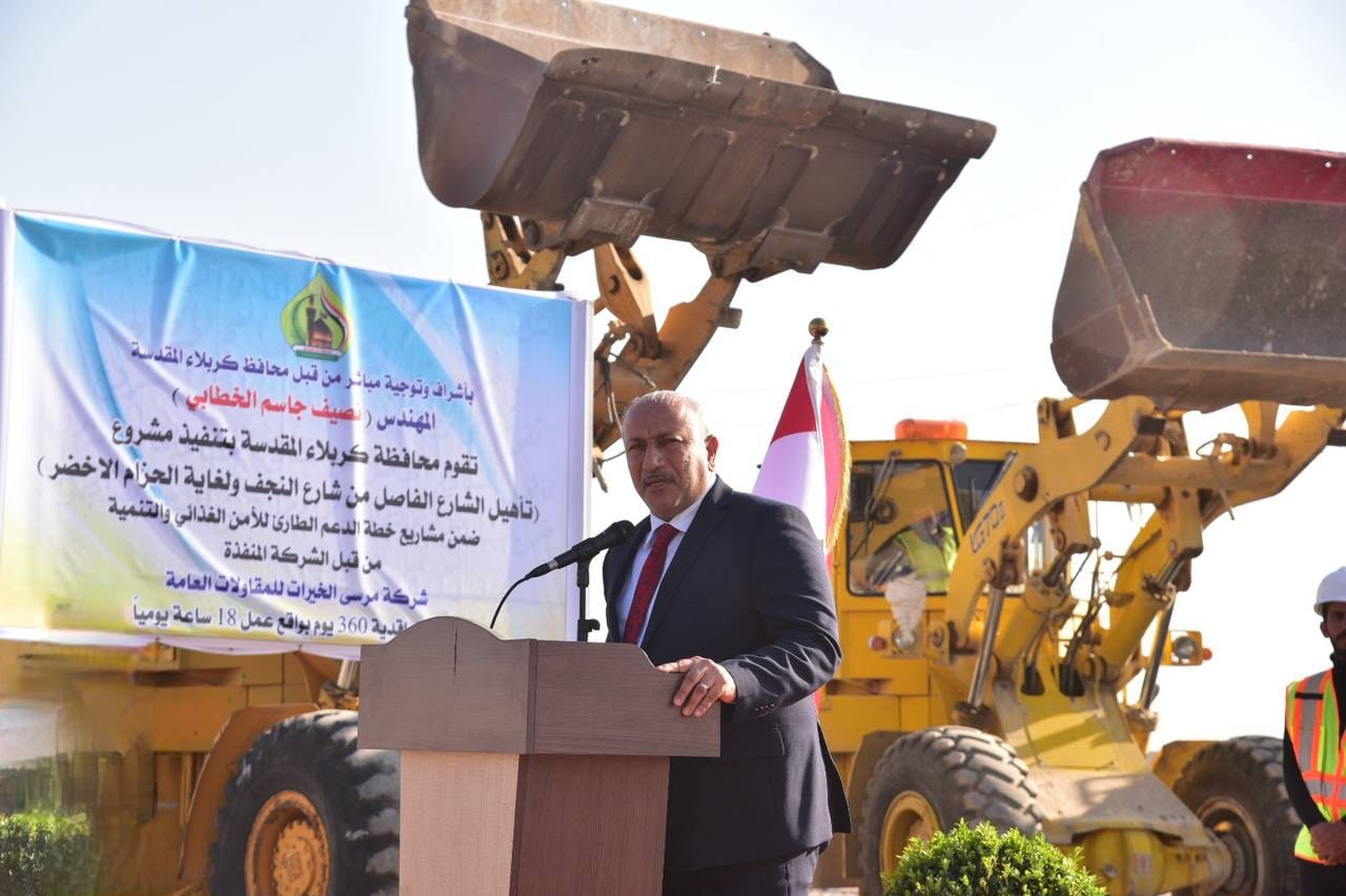 نصيف الخطابي: كربلاء الاولى في تنفيذ مشاريع قانون الامن الطارئ والتنمية
