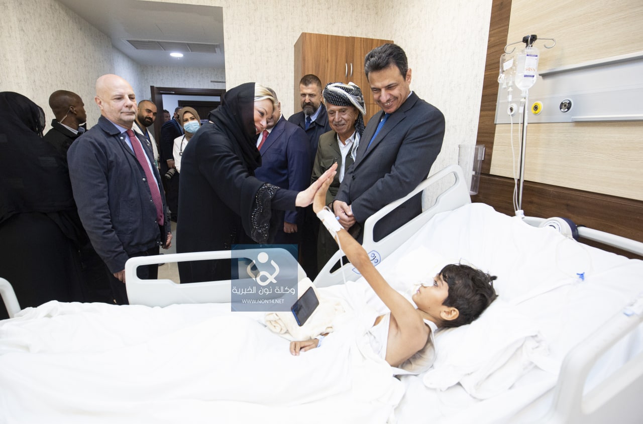 فيديو.. بلاسخارت: ما تقوم به مؤسسة وارث لعلاج الاورام اتجاه الاطفال "عمل جبار"