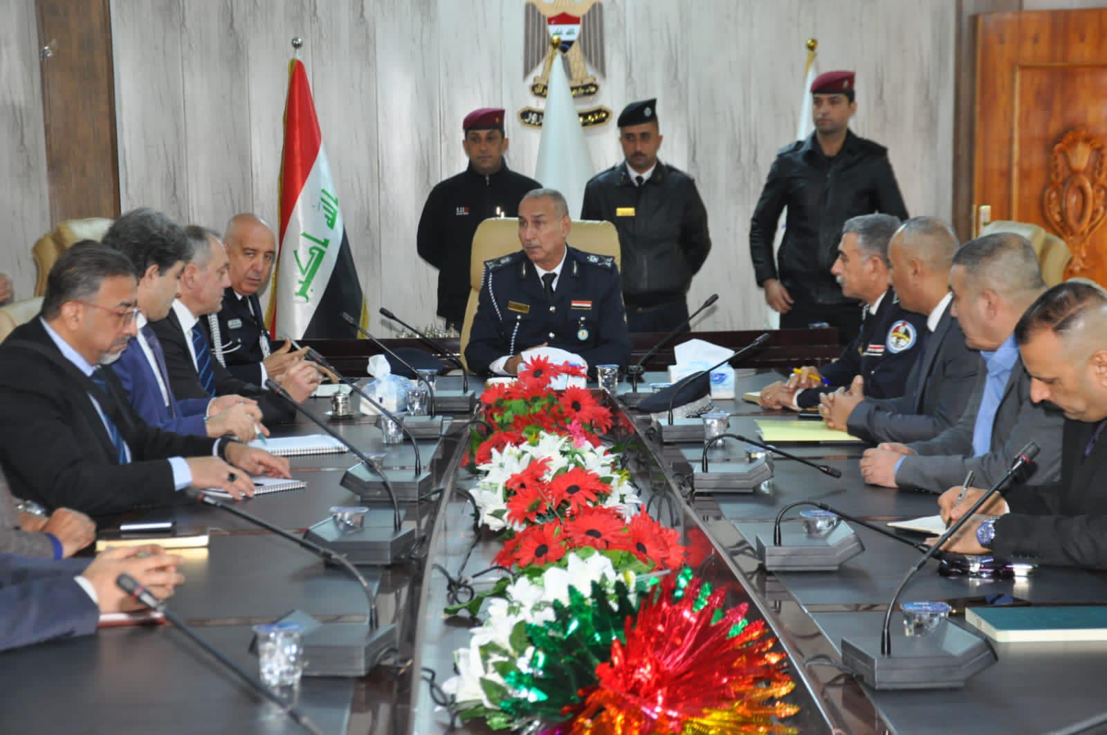 مدير المرور يبحث مع وفد ألماني توسعة نظام تسجيل المركبات