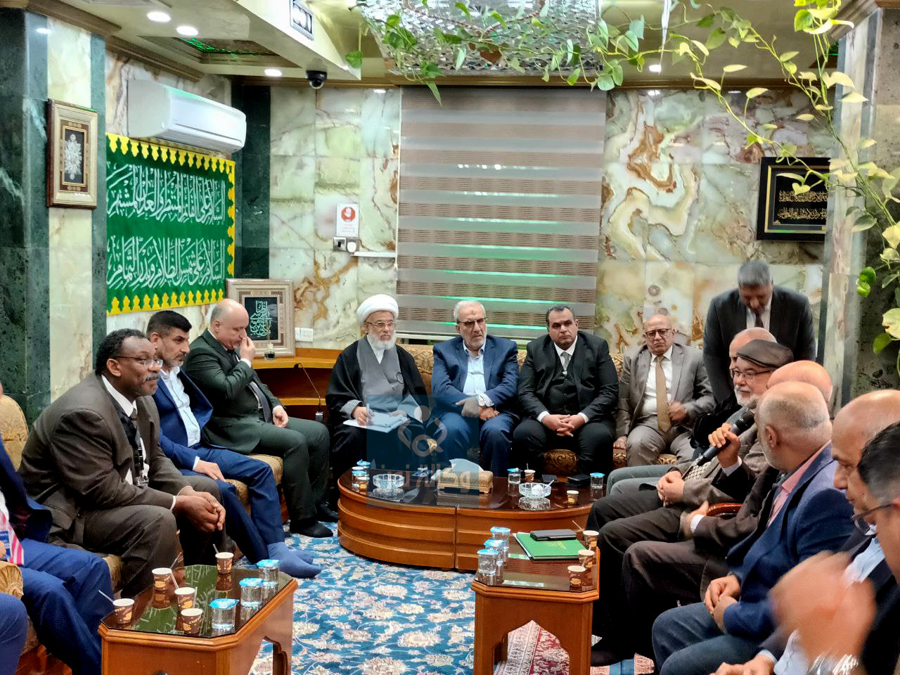 ممثل المرجع السيستاني يستقبل وفداً من المجلس العربي للاختصاصات الطبية