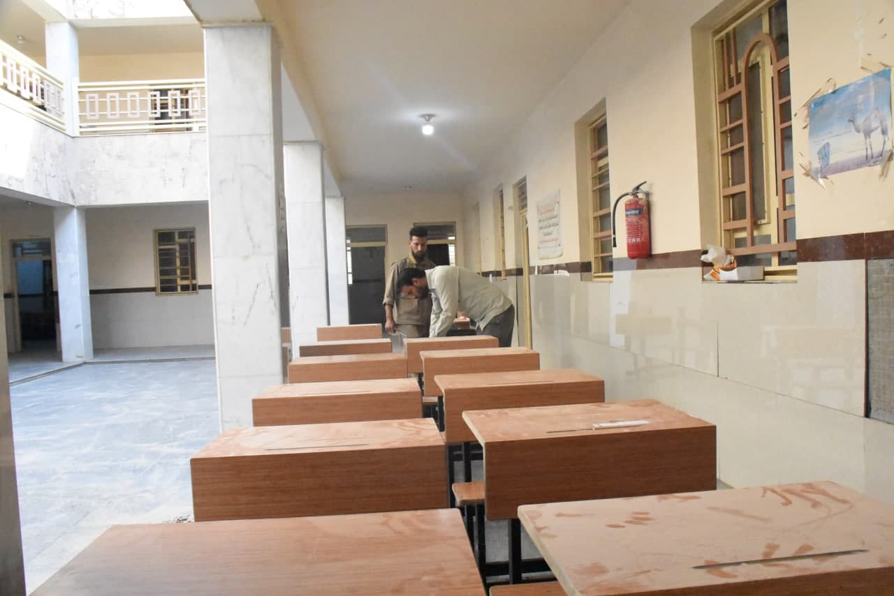 ضمن مبادراتها المستمرة منذ عشر سنوات.. العتبة الحسينية تعيد تأهيل (7) مدارس في كربلاء (صور)